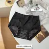 Bragas de mujer sexys, lujosas, ligeras, de jacquard de encaje, cintura media-alta, sin costuras, ajustadas a la cadera, transpirables, entrepierna extendida