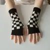 Gorro de Lana Tejido para Mujer Otoño e Invierno Versátil Circunferencia de Cabeza Grande Verde Holgado Ins Moda para Adelgazar la Cara Juego de Guantes