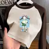 Blusa Térmica de Forro Polar con Bloques de Color y Mangas Largas para Niñas Ropa de Otoño para Niñas Camiseta Cuello Redondo Elegante Ropa Versátil de Otoño/Invierno