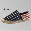 Casal sapatos de lona sapatos de palha sapatos masculinos e femininos sapatos baixos tendência lazer preguiçoso pescador sapatos de linho fabricantes atacado