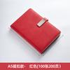 Caderno de Negócios de Alto Padrão, Bloco de Notas com Fivela Decorada com Janela, Logotipo Personalizável, Livro de Registro de Reuniões, Conjunto de Caixa de Presente para Caderno