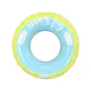 Producto Nuevo de Verano Flotador de Macaron para Natación Entretenimiento Acuático Antivuelco con Asa Principiante Dibujos Animados Flotador Inflable