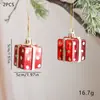 Nuevos Productos Transfronterizos: Bastones de Caramelo Navideños, Caramelo Decorativo Pintado Galvanizado, Adornos para Árbol de Navidad
