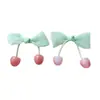 Tule Verde Cuentas de Cereza Lazo Accesorios Pasador Funda para Teléfono Calcetines Bolsa Accesorios de Ropa Atuendo de Muñeca