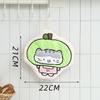 Copyright Pendurável Espessado Super Absorvente Desenho Animado Fofo Toalha de Mão Tecido de Coral Quadrado Pequeno Cozinha Banheiro Uso Duplo