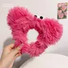 Diadema de Felpa Vit Monster para el Cabello Mismo que la Celebridad de Internet de Little Red Book Accesorios para el Cabello Linda Divertida Cara de Muñeca Fea Diadema para Lavarse la Cara Paquete de Cabello
