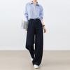 Jeans Soltos de Cintura Alta Estilo Casual Urbano para Mulheres 2026 Novo Modelo Fácil de Combinar e Emagrecimento para Corpo em Formato de Pera Calças de Coxa Larga Scimitar