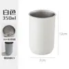 Vaso para Enjuague Bucal de Acero Inoxidable Vaso para Cepillo de Dientes Infantil Vaso para Cepillo de Dientes Alto Valor de Color Vaso para Cepillo de Dientes de Pareja Sentido Avanzado Vaso Simple para Lavar