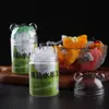Garfos de Fruta Descartáveis, Garfos de Bambu, Garfos Transparentes para Frutas em Lata, Garfos de Fruta Embalados Individualmente para Bolo Ktv Bar Comercial