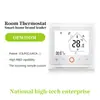Termostato inteligente para calefacción por suelo radiante transfronteriza, termostato de pared para caldera Tuya WiFi programable con pantalla táctil, panel de control para sauna