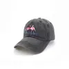 Gorra de Béisbol Bordada de Flamenco de Venta Caliente Transfronteriza Lavada Retro para Hombres y Mujeres Sombrilla y Protección Solar para Exteriores Sombrero de Moda Nuevo Estilo