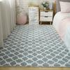 Alfombra Espesa para Habitación Dormitorio Niños Corazón Lindo Estilo Girly Ins Manta Completa para Mesita de Noche Se Puede Dormir y Sentarse