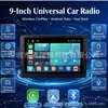 Radio MP5 Auto CarPlay de Consola Central de Coche de 9 pulgadas Máquina Universal de 7910 pulgadas Máquina de Coche Linux