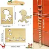 Tienda de campaña de madera para camping de Amazon decoración navideña para el hogar juguete graffiti DIY manualidades hechas a mano regalo de vacaciones