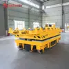 Dos Juegos de Ruedas Cambio Transversal de Rieles Coche Plano Eléctrico Transportador de Mesa de Múltiples Niveles Carro de Rieles Transportador de Rodillos