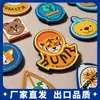 Crachá de Silicone Macio em PVC de Desenho Animado Personalizado Animal 3D Abelha Logo de Velcro Criativo Atravessando Fronteiras Atacado