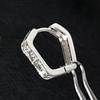 Pendientes de diseño de serpiente pequeña estilo frío INS para mujer, moda simple, Joker, aguja de plata 925, pendientes pentagonales, joyería al por mayor