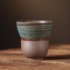 Xícara de Chá de Cerâmica Bruta Master Cup Grande Conjunto de Chá de Kung Fu Antigo Médio Xícara de Água Cerâmica Retro Estilo Japonês Xícara de Degustação de Chá terno