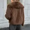 Diyun Ropa Exterior Casual de Felpa de Color Puro de Manga Larga Transfronteriza Europea y Americana para Mujer Otoño e Invierno 2025 Estación Independiente de Amazon