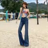 Pantalones Acampanados de Mezclilla Estilo Americano 26Ss 2026, Diseño Primavera y Verano, Nuevo Estilo Retro, Cómodos, Adelgazantes, Largo hasta el Suelo.