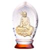 Estatuas de Buda Amitabha Manjushri Puxian Avalokiteshariya Avalokiteshariya de Esmalte Antiguo de Colores Salón de Buda en Casa