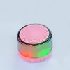 Novo subwoofer sem fio Bluetooth estéreo mini de mesa transparente RGB estéreo pode ser conectado em série explosões transfronteiriças