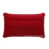 Almofada inflável para exterior, almofada de viagem portátil, almofada de apoio para pescoço para adultos, almofada inflável aveludada, direto do fabricante