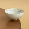 Mesa de hielo, relieve pintado a mano, taza de loto con olas marinas, taza de té de cerámica, taza maestra, juego de té de kung fu, taza individual, taza de degustación de té