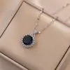 Collar para Mujer, Nuevo Colgante de Amor Transfronterizo de Moda, Diseño Nicho, Collar de Cadena para Clavícula Simple y Versátil