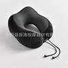 Almohada Plegable en Forma de U de Espuma Viscoelástica, Reposacabezas Plegable para Viajes en Coche, Almohada para Cuello para Siestas, Almohada de Soporte para la Columna Cervical, Portátil para Oficina y Viajes