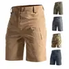 Pantalones cortos de trabajo estilo europeo y americano para correr, duraderos, de secado rápido, transpirables, adecuados para entrenamiento de fitness, pesca y senderismo