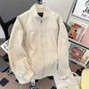 Chaqueta de aviador con cuello de béisbol para hombre, estilo americano, estilo urbano, informal, de comercio exterior, para otoño