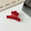 Pinza para el Cabello de Flor de Acetato de Tamaño Mediano para Mujer, Estilo Elegante Francés, Pasador con Bloques de Color, Accesorio para el Cabello con Pinza de Tiburón para la Parte Posterior de la Cabeza, Sensación de Alta Gama
