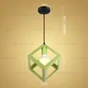 Luces de Pasillo Creativas y Únicas, Luces de Entrada de Balcón Estilo Industrial Vintage, Lámparas Colgantes Artísticas de Tres Cabezales para Comedor, de un Solo Cabezal