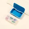 Fabricantes de caja de medicamentos sellada de seis compartimentos en stock caja de almacenamiento de medicamentos de viaje simple moderna caja de medicamentos portátil para una semana al por mayor