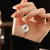 Collar de Plata Pura 925 con Doce Dioses Florales y Calcedonia para Mujer Estilo Chino Nuevo Cadena para Clavícula Hebilla de Paz de Loto Colgante de Flor