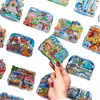 Imanes de Refrigerador de Madera de Monumentos Chinos, Ciudades Turísticas, Hong Kong, Macao, Qingdao, Xuzhou, Imanes de Refrigerador de Shanghái al por Mayor