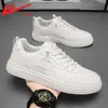 Zapatos de hombre Huili 2026 nueva colección de otoño: zapatos casuales de piel, de suela suave, ligeros, versátiles y zapatillas deportivas para hombre