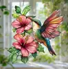 Nuevo Colgante de Pájaro Acrílico Transfronterizo para Decoración de Sala de Estar Interior y Jardín Exterior, Adorno Colgante para Arreglo de Fiesta Navideña