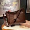 Bolso de Mujer de Cuero Genuino, Estilo Casual, Bolso Tote de Piel de Vaca Curtida al Vegetal de Grano Superior, Bolso de Hombro de Gran Capacidad, Bolso Cruzado Simple Versátil