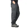 Pantalones casuales multiusos para exteriores al por mayor para hombre, overoles, pantalones de múltiples bolsillos, pantalones tácticos holgados, para senderismo y viajes