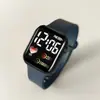 Nuevo reloj electrónico LED al por mayor de amor, cuadrado, impermeable, digital, para deportes al aire libre, reloj para estudiantes, reloj electrónico
