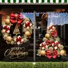 Pegatinas decorativas navideñas para ventanas 2027 para centros comerciales y edificios de oficinas, pegatinas electrostáticas para vidrio para crear una atmósfera festiva en las tiendas