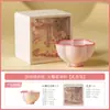 Taza de Té Esmaltada en Grasa de Horno Ru, Taza de Maestro Cerámica para el Hogar, Taza Personal para Cata de Té, Adorno de Mascota de Té, Juego de Té para Oficina