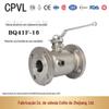 Válvula de Esfera Isolada com Camisa Bq41F-16 304 316L Tipo Dividido Integrado Aço Inoxidável Aço Fundido