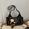 Bolsa de Axila de Grande Capacidade para Mulheres 2025 Nova Moda Bolsa Transversal Feminina Textura Moderna Bolsa Tote de Ombro para Trabalho Tendência