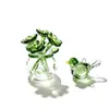 Zibo Vidro Nicho Moda Buquê de Pássaro Arranjo de Flores Enfeites de Vidro Buquê de Flores Eternas Presente Decoração de Mesa