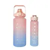 Taza de agua móvil super gran capacidad botella de agua portátil taza espacial taza con boquilla verano deportes fitness taza de agua transfronteriza venta al por mayor