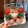 Gafas Navideñas Transfronterizas Decoración de Fiesta de Papá Noel Suministros Regalos para los Ojos de Niños Estilo Creativo Lindo