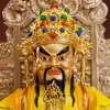 Silla de Dragón de Resina Estatua del Dios Dragón con Pintura de Cobre, Estatua de Buda Rey Dragón Guangji para Uso Doméstico, Salón Budista, Decoración de Salón Ancestral, Venta al por Mayor